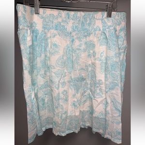 OLD NAVY FLORAL SKIRT SZ L 35”‎ ELASTIC WAIST